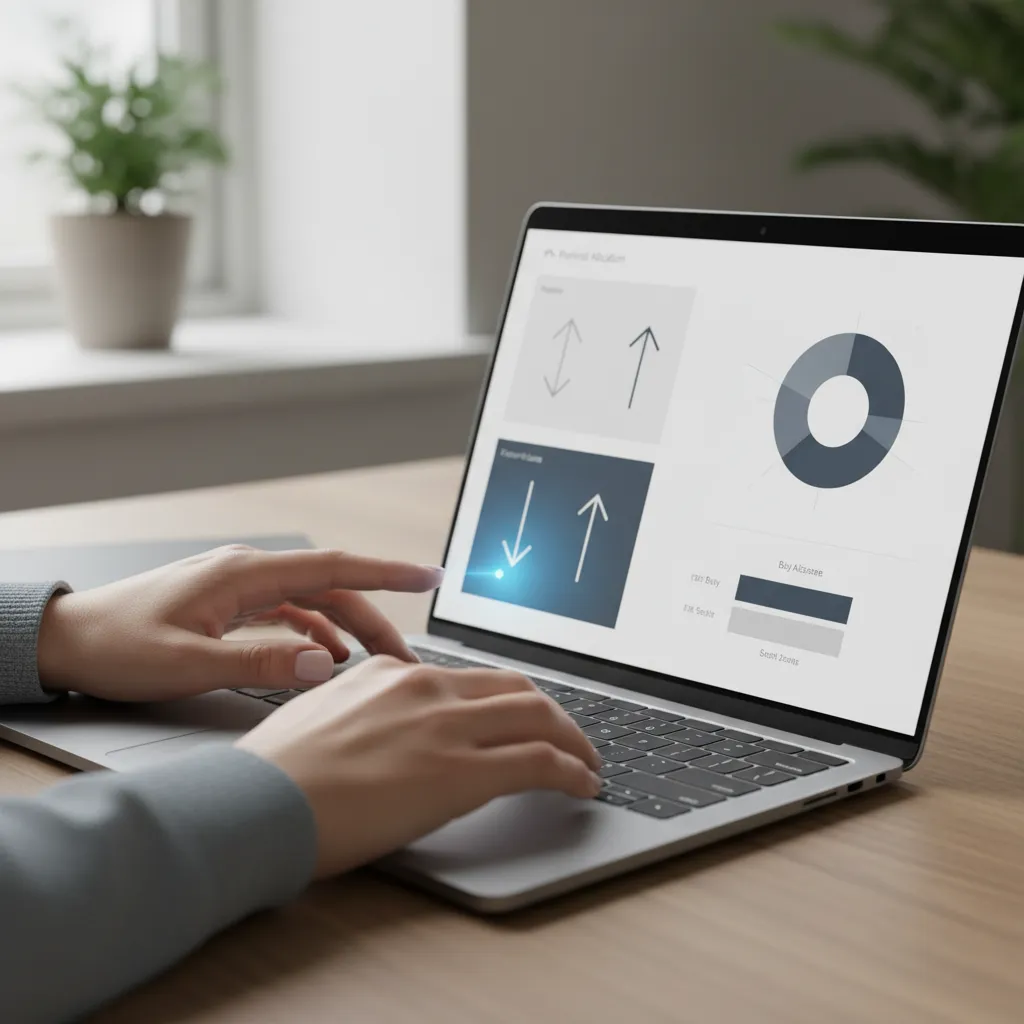 A developer reviewing active ETF trading screens and dashboard data.