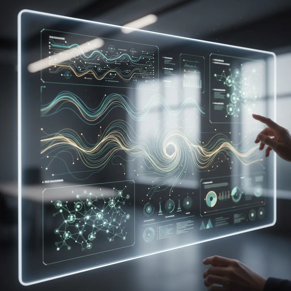 Dashboard displaying real-time environmental impact data, supply chain emissions, and ESG compliance metrics.