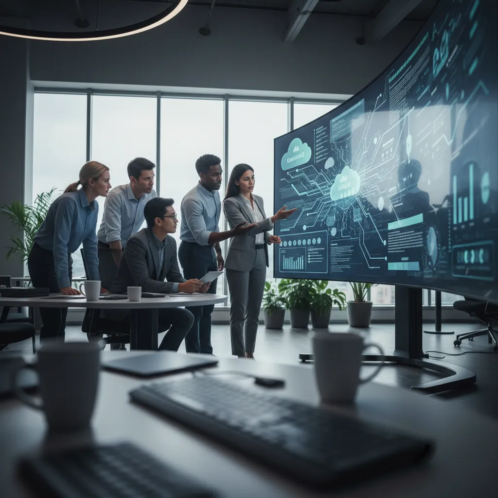 A cybersecurity operations team monitoring multi-cloud systems, checking IAM credentials, CIS benchmark compliance, and CSPM logs.