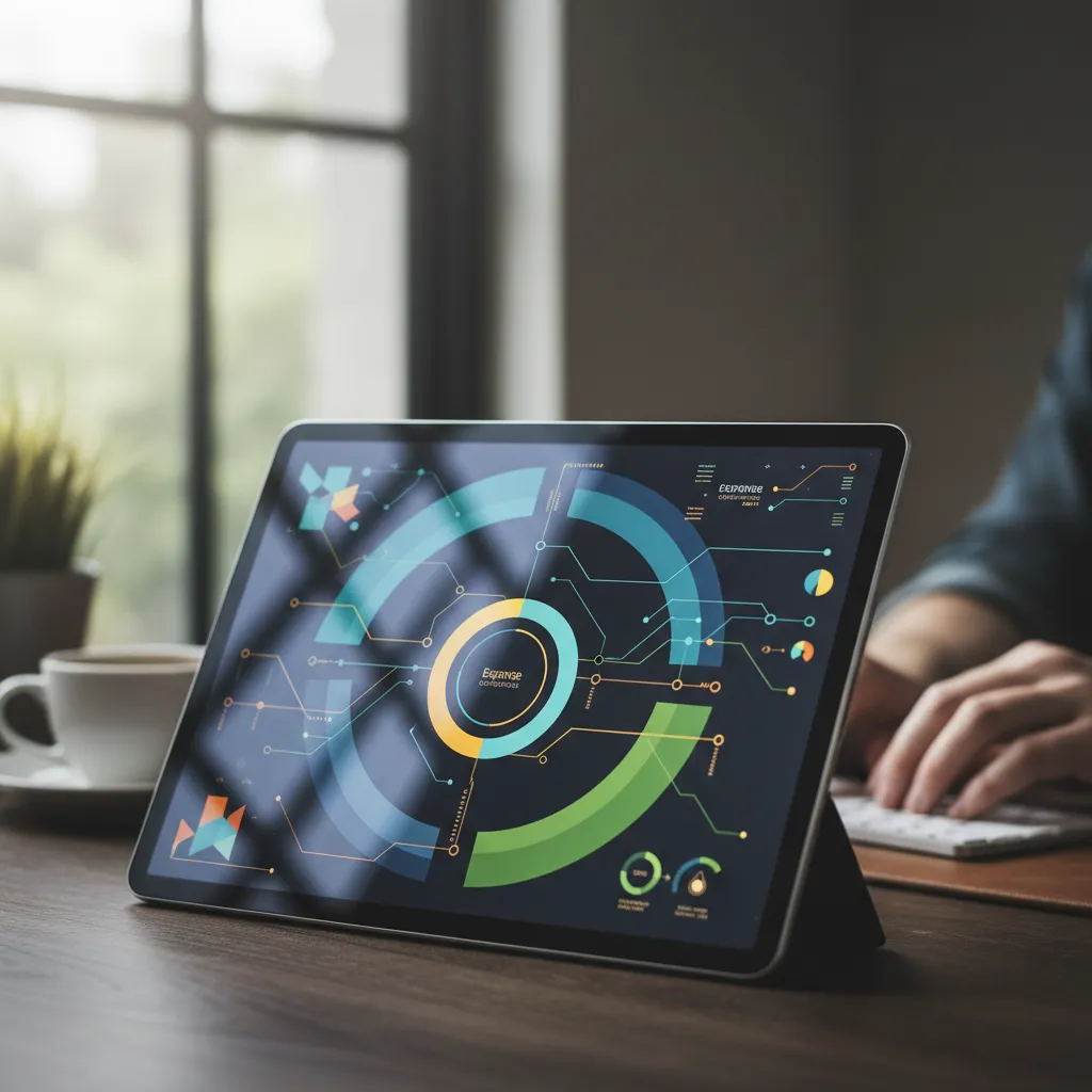 A modern dashboard displaying cost analytics, Kubernetes node yields, and resource utilization graphs.