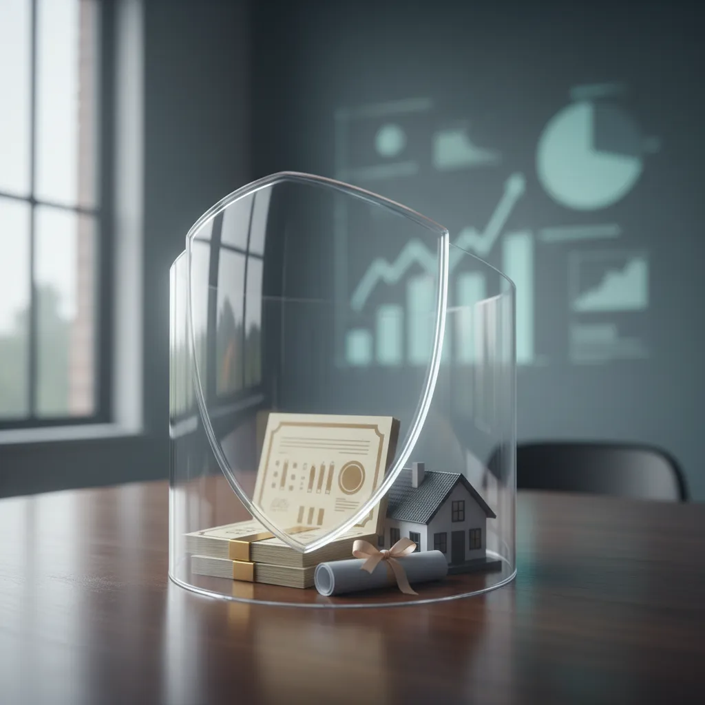 A financial professional reviewing inflation-linked bond yields, commodity prices, and real estate allocations on screens.