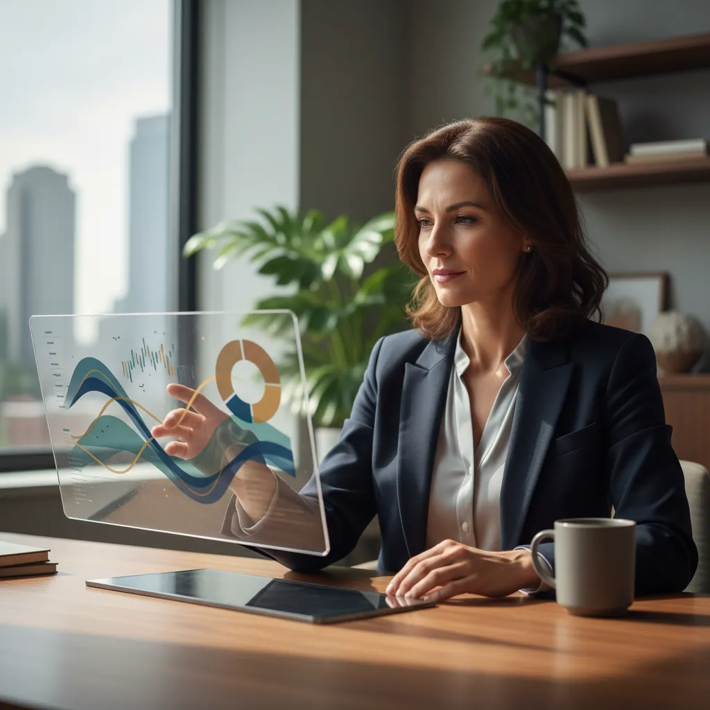 A wealth manager reviewing asset allocation drift, threshold rebalancing rules, and tax-loss harvest opportunities on a tablet.