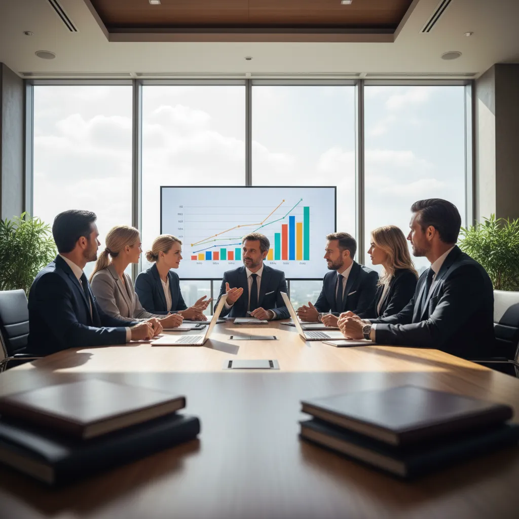 A Chief Financial Officer presenting private credit proposals, unitranche models, and EBITDA leverage ratios to board members.