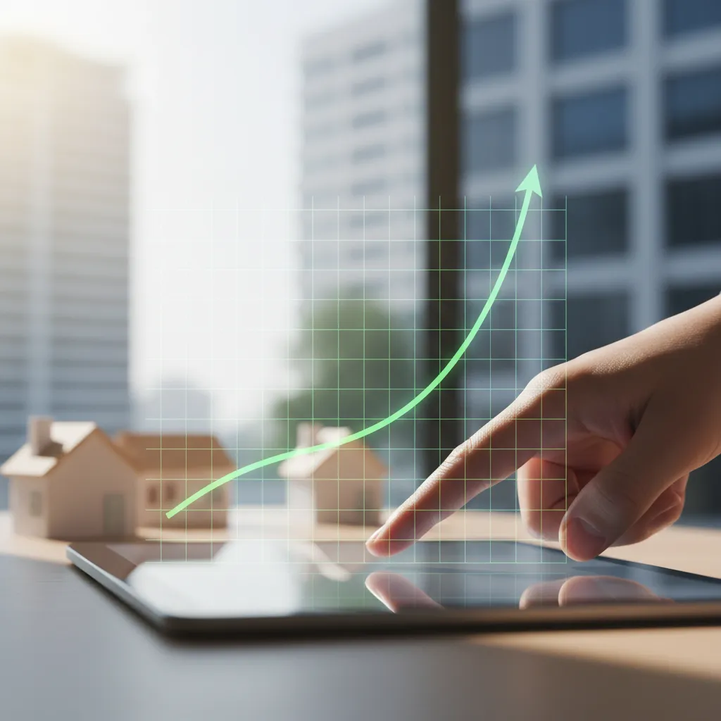 Charts plotting REIT dividend growth, FFO metrics, and compounding returns over time.
