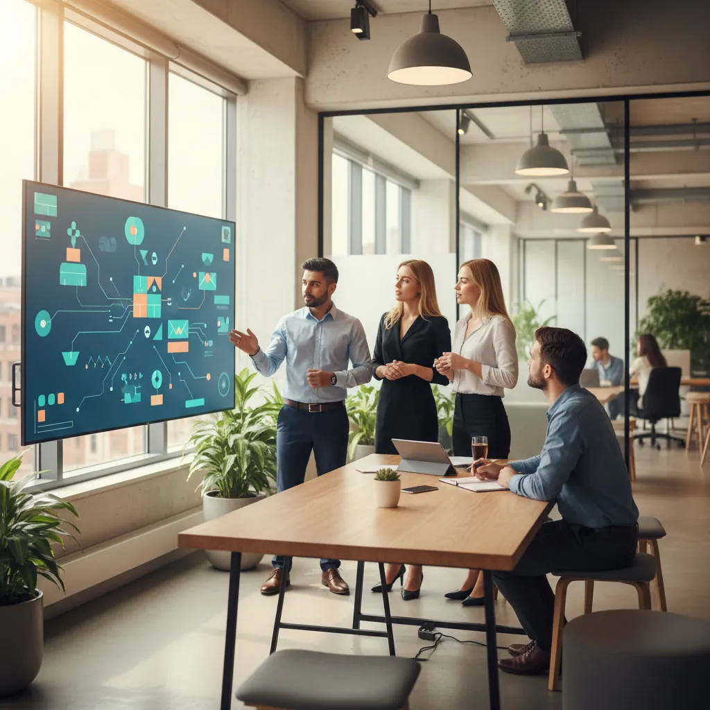 A finance executive using a SaaS management platform dashboard to track software expenditures, user access, and renewal timelines.