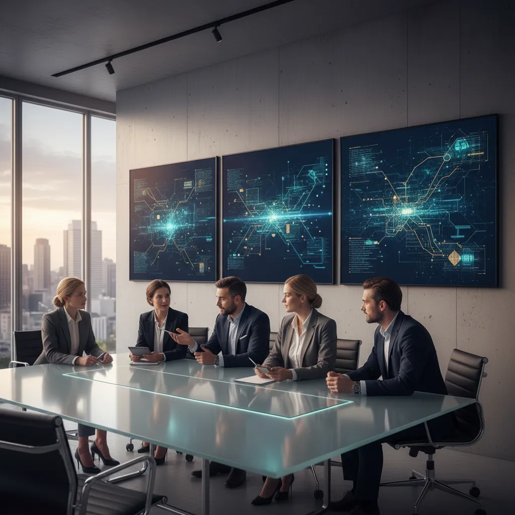 A Chief Financial Officer and corporate operators analyzing driver-based forecasts, capital allocation scenarios, and cash conversion cycle targets on a terminal.