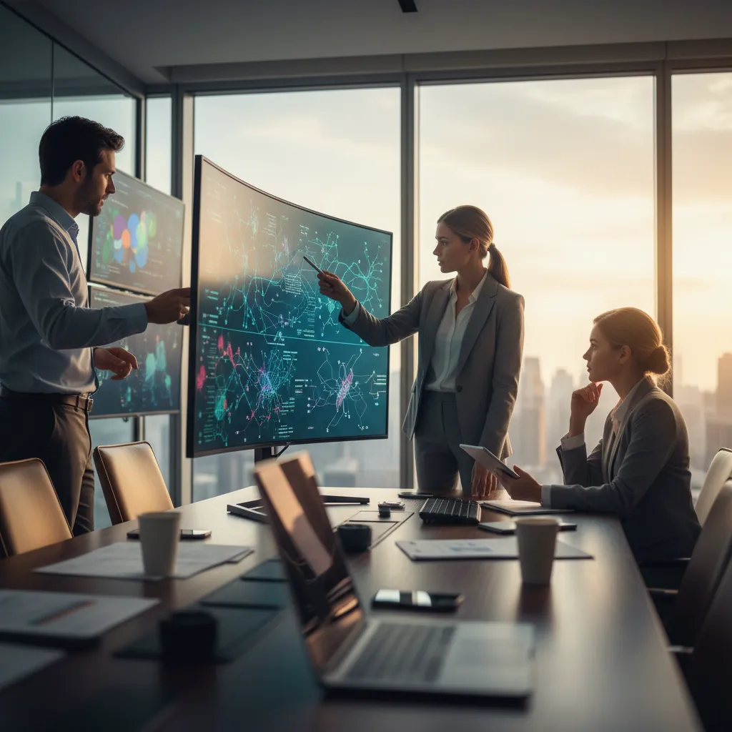 An analyst reviewing structured credit charts and risk metrics on a dashboard.